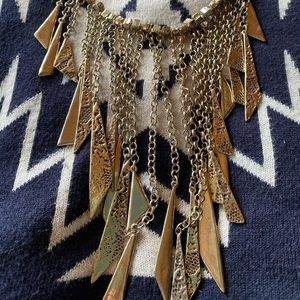 Mock gold necklace